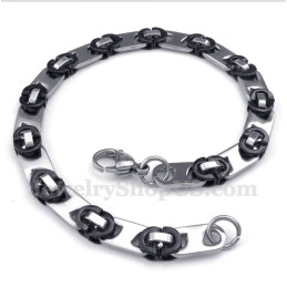 Bracciale Rotondo Nero In Titanio Da Uomo