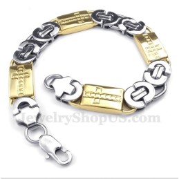 Bracciale Da Uomo In Titanio E Oro