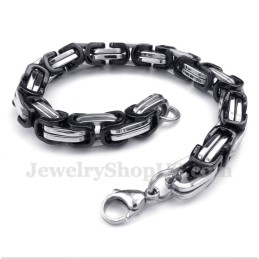 Bracciale Da Uomo In Titanio Nero