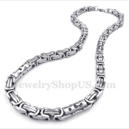 Collana Cilindrica In Titanio Da Uomo