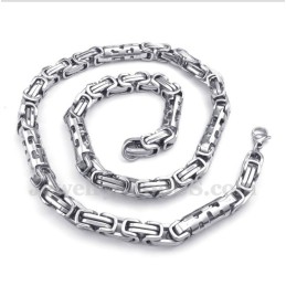 Collana Cilindrica In Titanio Da Uomo