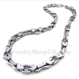 Collana A Strati In Titanio Da Uomo