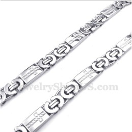 Collana Con Croce In Titanio Da Uomo