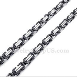 Collana Da Uomo In Titanio Nero