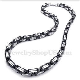 Collana Da Uomo In Titanio Nero