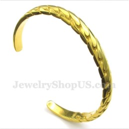 Bracciale Da Uomo In Titanio E Oro Fuso
