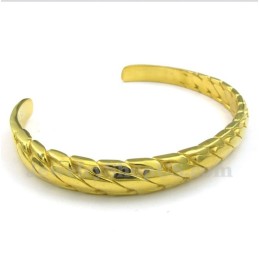Bracciale Da Uomo In Titanio E Oro Fuso