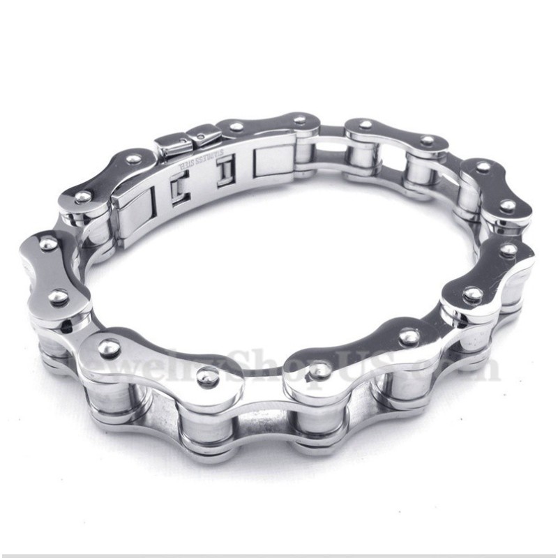 Bracciale Da Uomo In Titanio Con Catena Per Bicicletta Bracciale Da Uomo In Titanio Con Catena Per Bicicletta