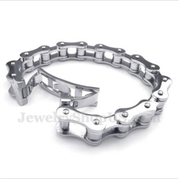 Bracciale Da Uomo In Titanio Con Catena Per Bicicletta