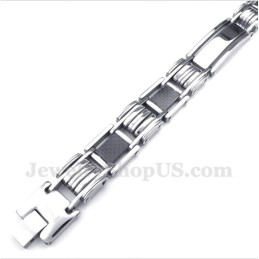 Bracciale In Fibra Di Carbonio E Titanio Da Uomo