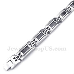 Bracciale Da Uomo In Fibra Di Carbonio E Titanio