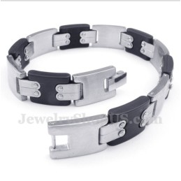 Bracciale Da Uomo In Titanio Nero