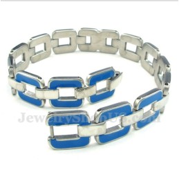 Bracciale Da Uomo In Titanio Blu