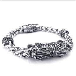 Bracciale Da Uomo In Titanio Con Diamanti Fusi