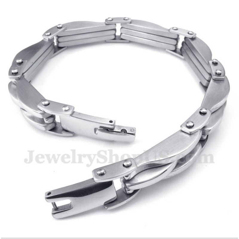 Bracciale Da Uomo In Titanio Wave Bracciale Da Uomo In Titanio Wave