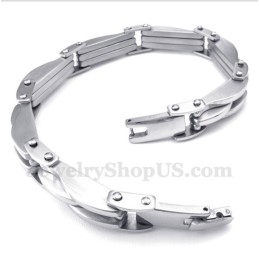 Bracciale Da Uomo In Titanio Wave