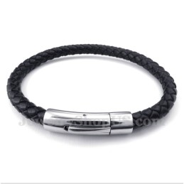 Bracciale In Pelle Di Titanio Da Uomo