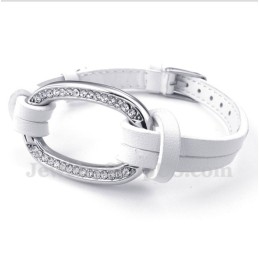 Bracciale In Pelle Di Titanio Da Uomo