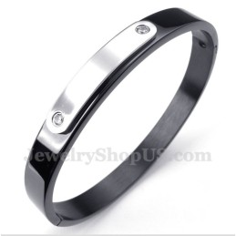 Bracciale Da Uomo In Titanio Nero