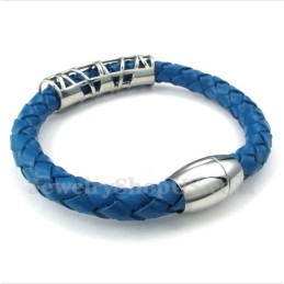 Bracciale In Pelle Di Titanio Da Uomo