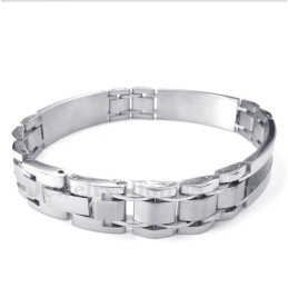 Bracciale In Fibra Di Carbonio E Titanio Da Uomo