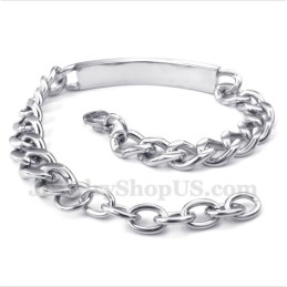 Bracciale Da Donna In Titanio E Cristallo Per Coppie
