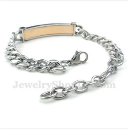 Bracciale Da Donna In Titanio, Oro E Diamanti Per Coppie