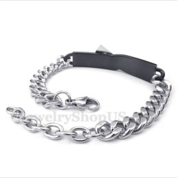 Bracciale Da Uomo In Titanio Nero Per Coppie