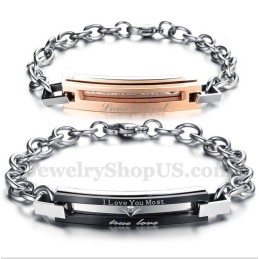 Bracciale Da Uomo In Titanio Per Coppie