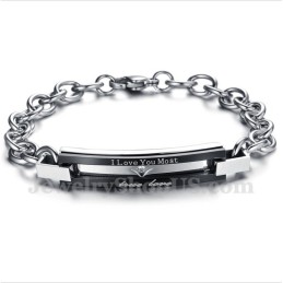 Bracciale Da Uomo In Titanio Per Coppie