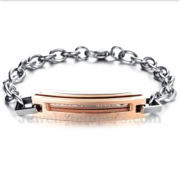 Bracciale Da Uomo In Titanio Per Coppie