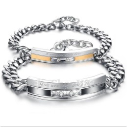 Bracciale Da Uomo In Titanio Per Coppie