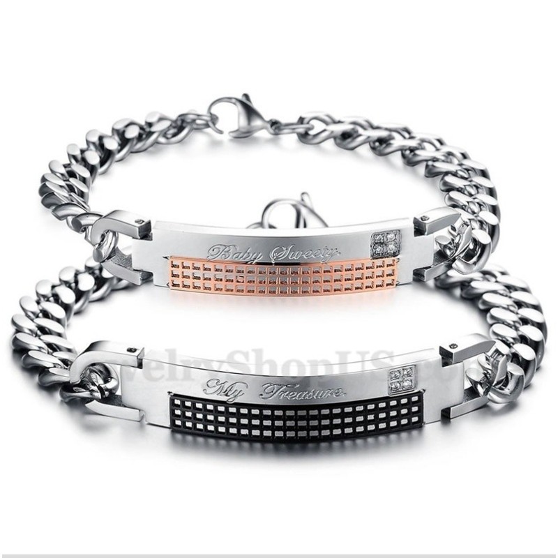 Bracciale Da Uomo In Titanio Per Coppie Bracciale Da Uomo In Titanio Per Coppie