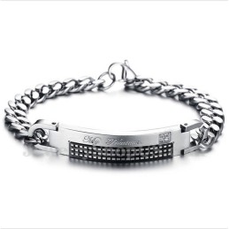 Bracciale Da Uomo In Titanio Per Coppie