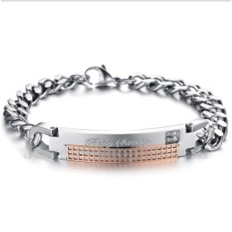 Bracciale Da Uomo In Titanio Per Coppie