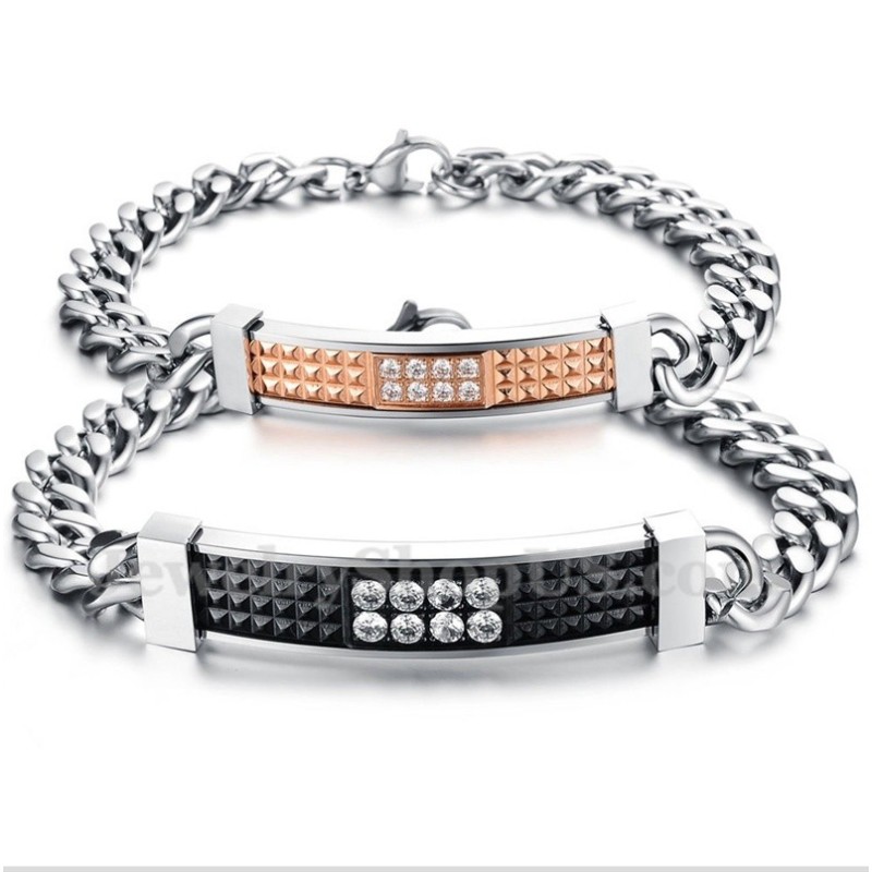 Bracciale Da Uomo In Titanio Per Coppie Bracciale Da Uomo In Titanio Per Coppie