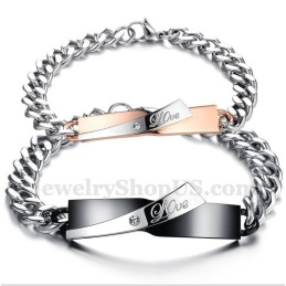 Bracciale Da Uomo In Titanio Per Coppie