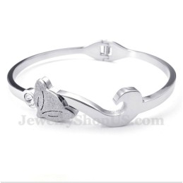 Bracciale Da Uomo In Titanio Con Volpe