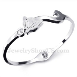 Bracciale Da Uomo In Titanio Con Volpe