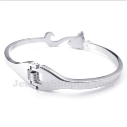 Bracciale Da Uomo In Titanio Con Volpe