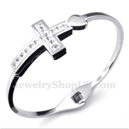 Bracciale Da Uomo Con Croce In Titanio