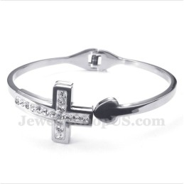 Bracciale Da Uomo Con Croce In Titanio