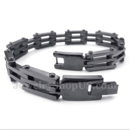 Bracciale Da Uomo In Titanio Con Motivo A Meandro Greco