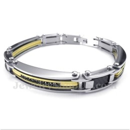 Bracciale Da Uomo In Titanio Con Diamanti