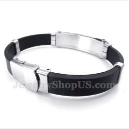 Bracciale Da Uomo In Titanio Con Diamanti