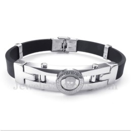 Bracciale In Gomma Di Titanio Da Uomo