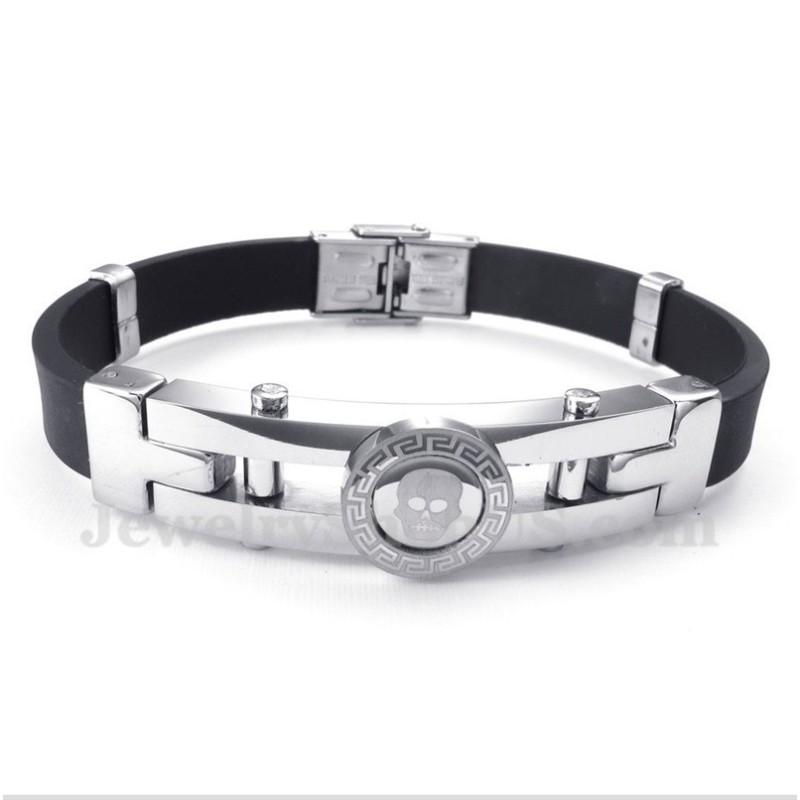 Bracciale In Gomma Di Titanio Da Uomo Bracciale In Gomma Di Titanio Da Uomo