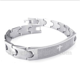 Bracciale Da Uomo In Titanio Con Versetto Della Bibbia In Spagnolo