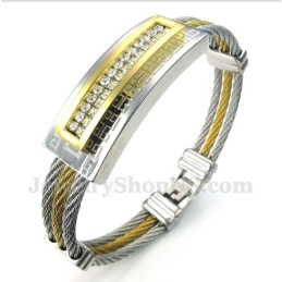 Bracciale Da Uomo In Titanio Con Motivo A Meandro Greco