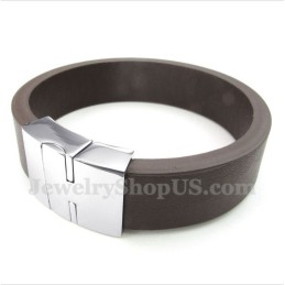 Bracciale Magnetico In Pelle Da Uomo